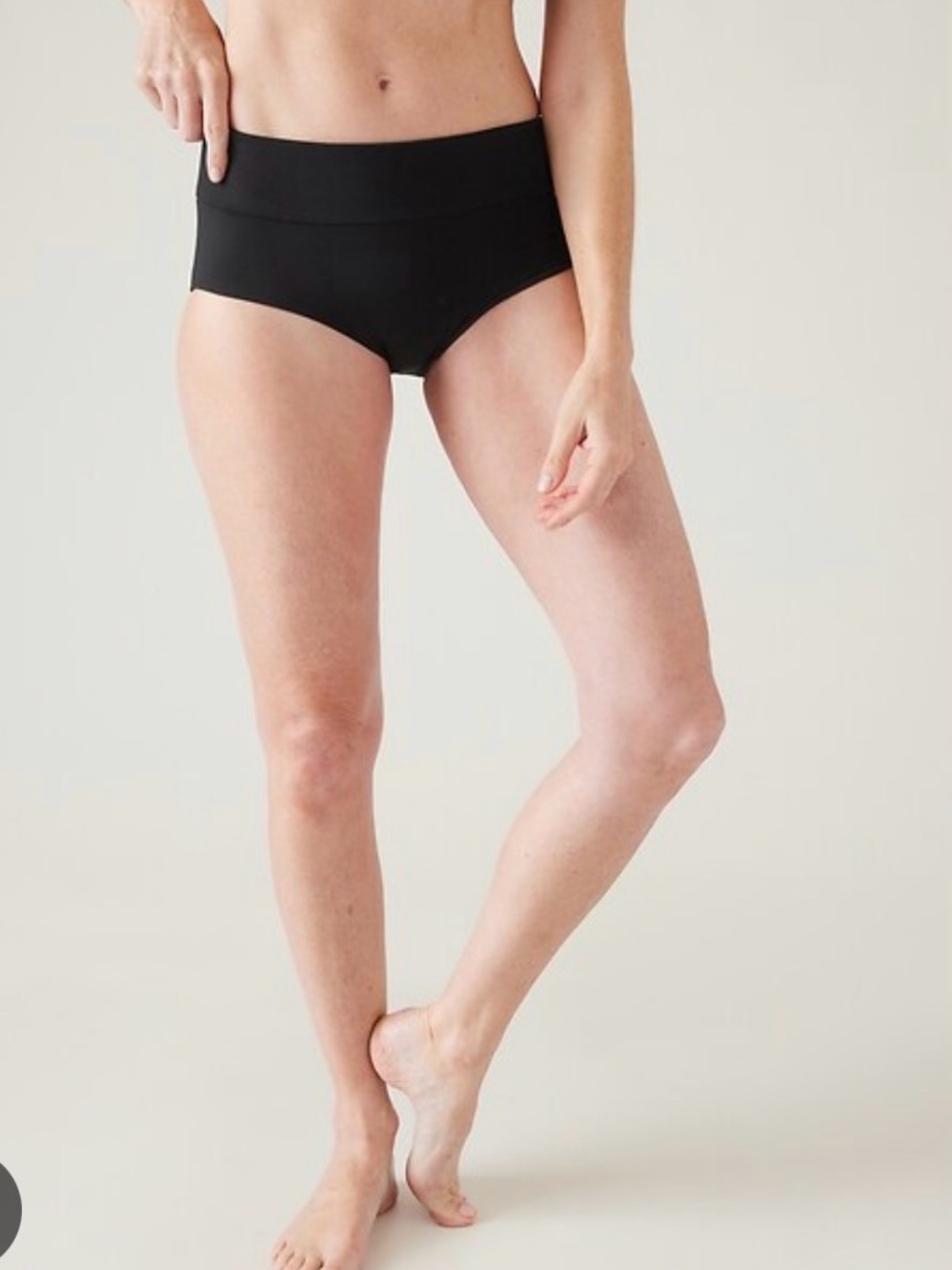 Athleta essential swim boyshorts black small